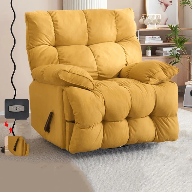 

Folding Single Lazy Sofa Bedroom Salon Living Room Leisure Lying Rocking Chair Electric Function Luxury Simple Massage Chair