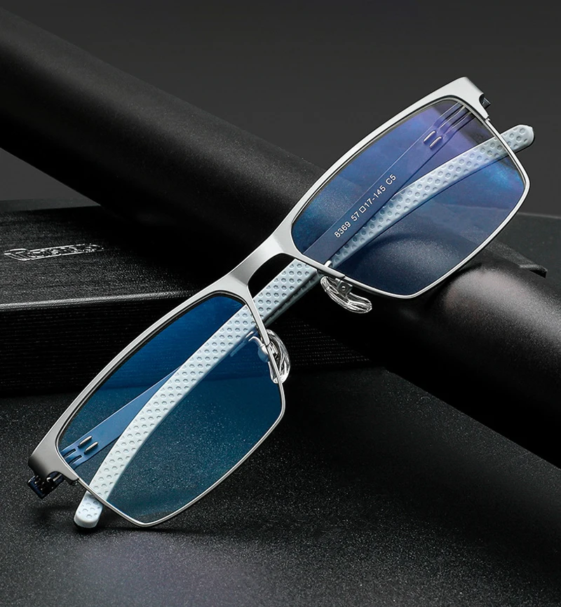 

Fashion Spectacle Ultra Light Titanium Alloy Half-Frame Optical Prescription Frame Luxury Man Woman Large Size Myopia Glasses