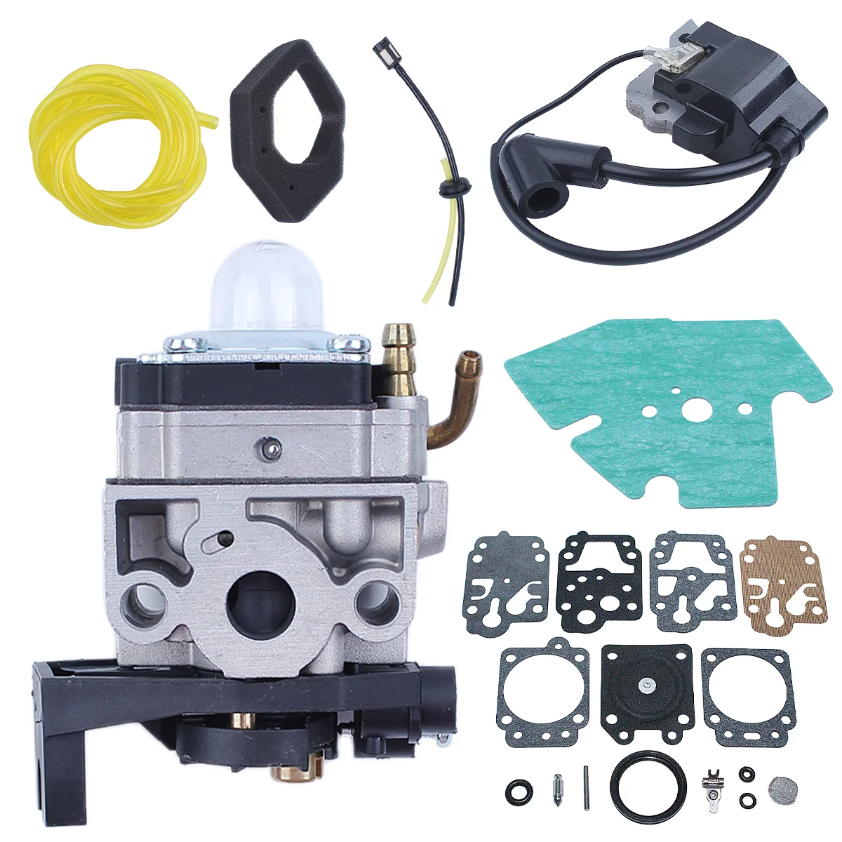 Carburetor Ignition Coil Kit For HONDA GX25 GX25NT FG110 Chain Saw Replace Part Number For 16100-Z0H-825