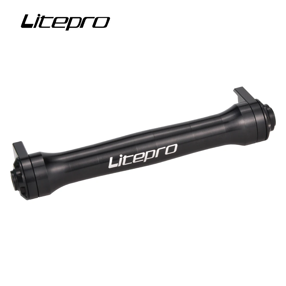 Liteproelite Telescopic Rod Aluminum Alloy Easy Wheels Extension Telescopic Tube With Washer Push Wheel Rod For Brompton Bike