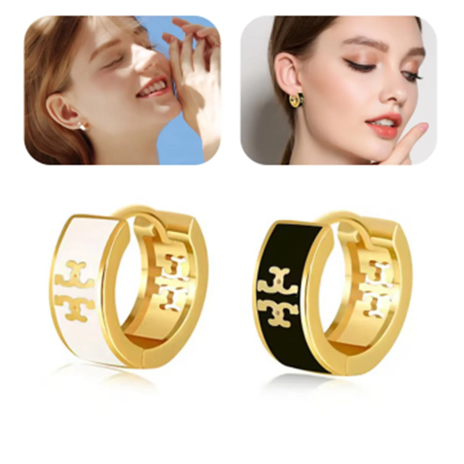 Exquisite Vintage European American Oil Drop Hollow Earrings Fashion Jewelry Accessory Popular Style
