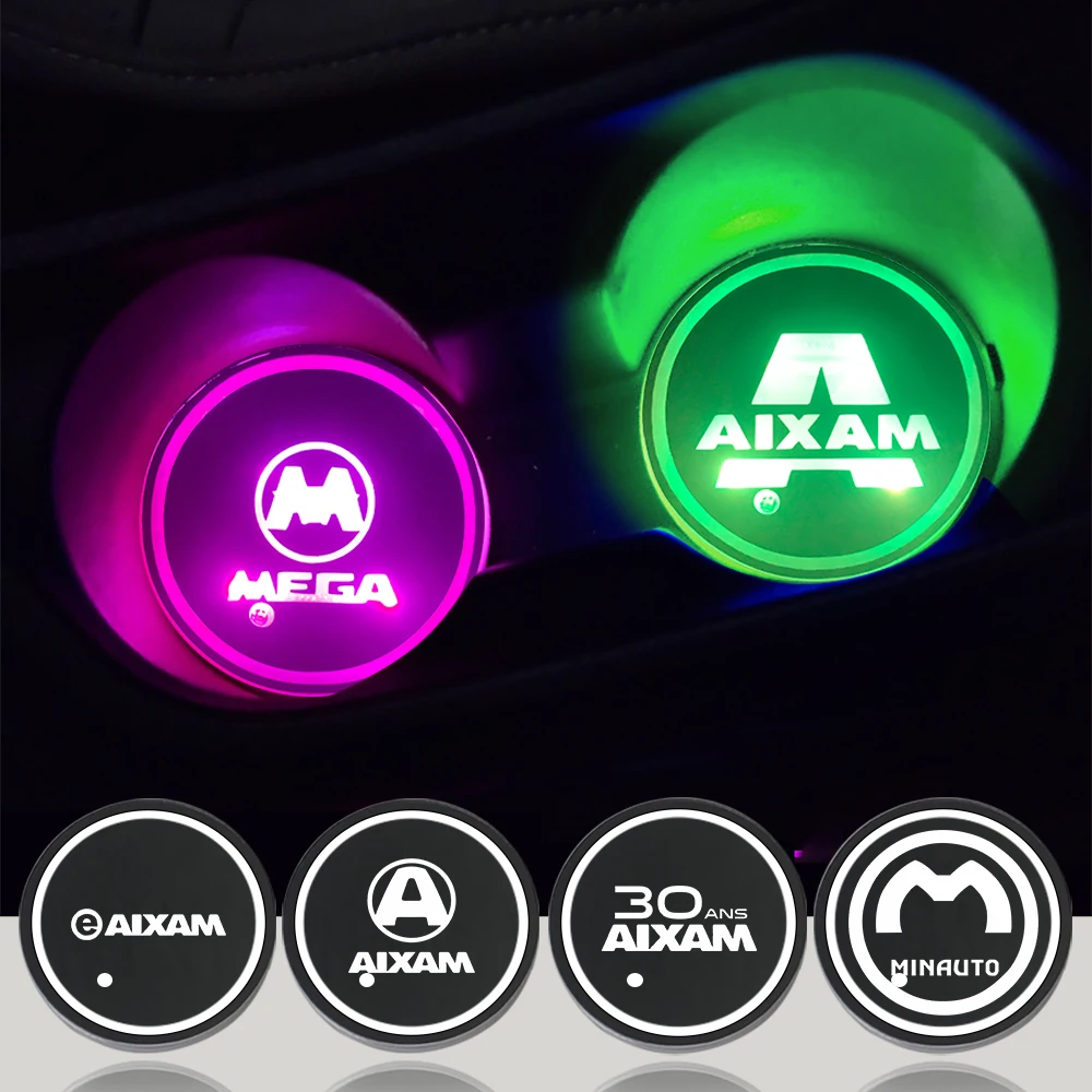 Dessous de verre Shoous pour voiture Mega Minauto City Coupé Crossline Crossover e-Truck, support de bouteille d'eau automatique, coussin de polymères, Aixam, eAixam