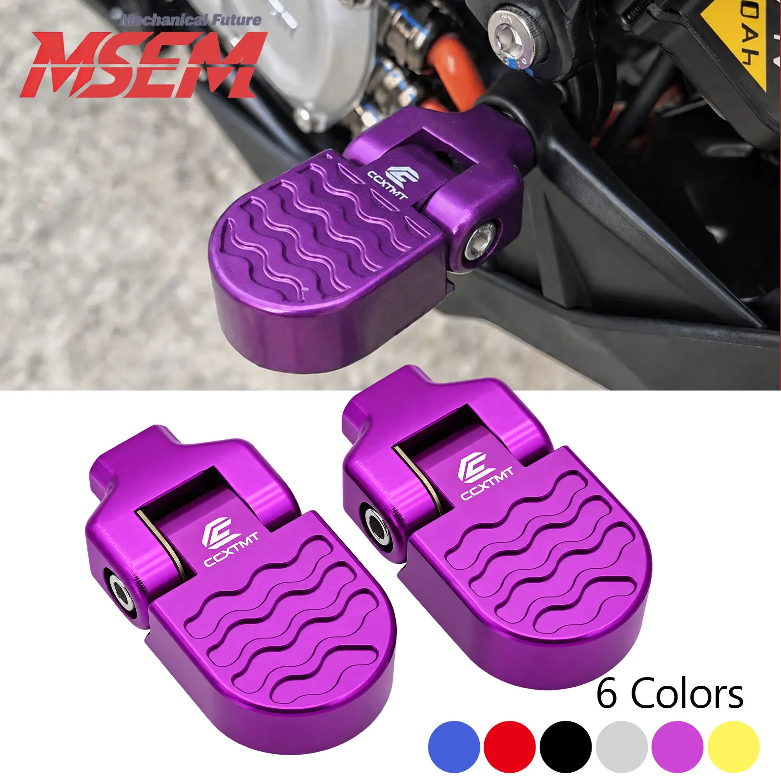 For Sur Ron Light Bee X/S/L1E Talaria Sting X3 MX3 MX4 MX5 Electric Motorcycle CNC Modified Passenger Foot Pegs Replacement