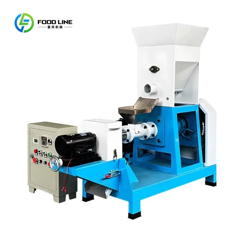Customized Hot Sale Pet Food Single Screw Extruder / Floating Fish Feed Pellet Making Machine