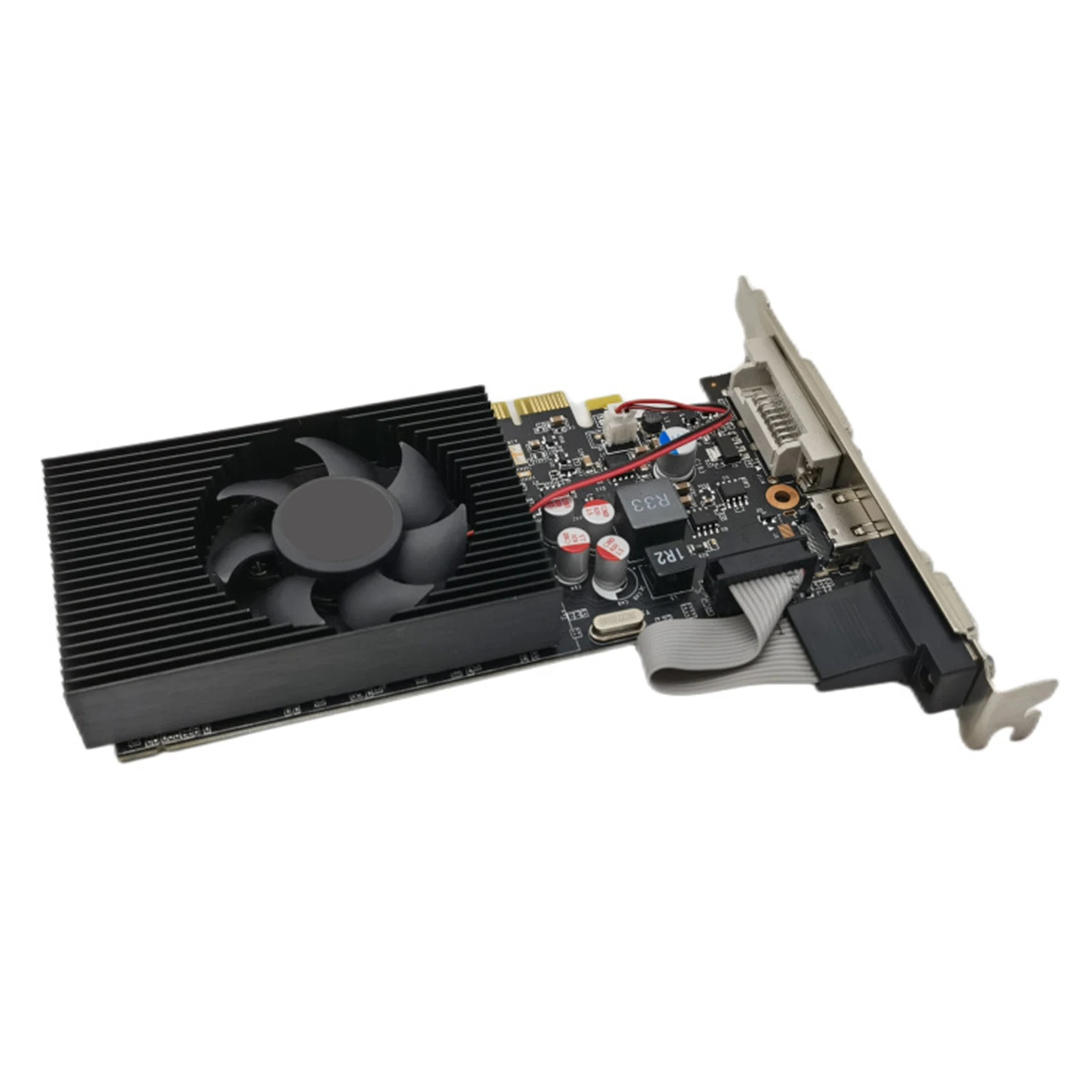 T24C Graphics Card DDR3 128BIT Desktop Computer Graphics Card Half Height Computer Gaming Graphics Card