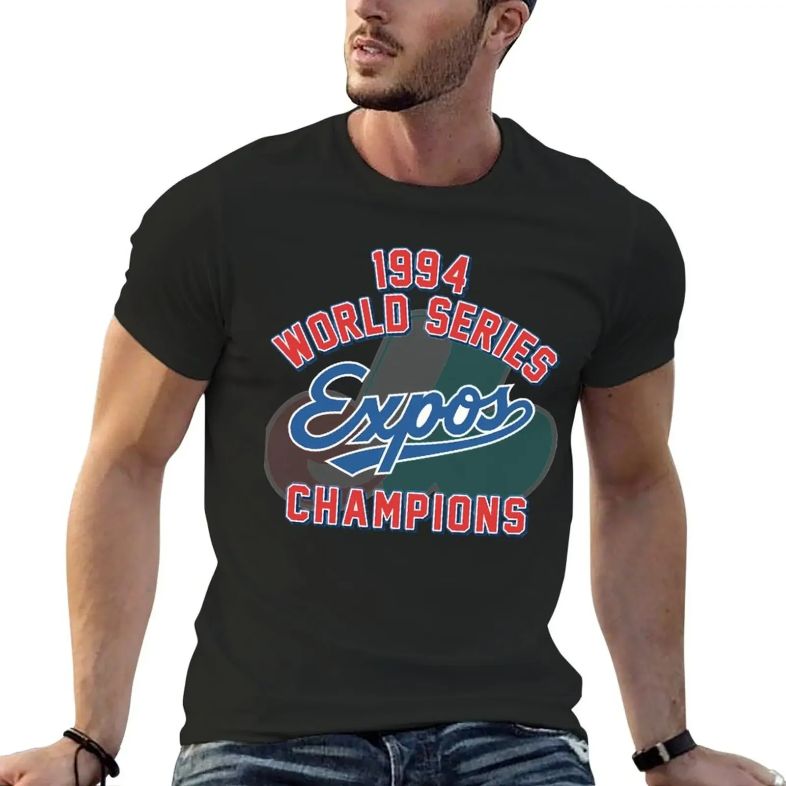 Expos World Series T-Shirt vintage kawaii clothes mens workout shirts