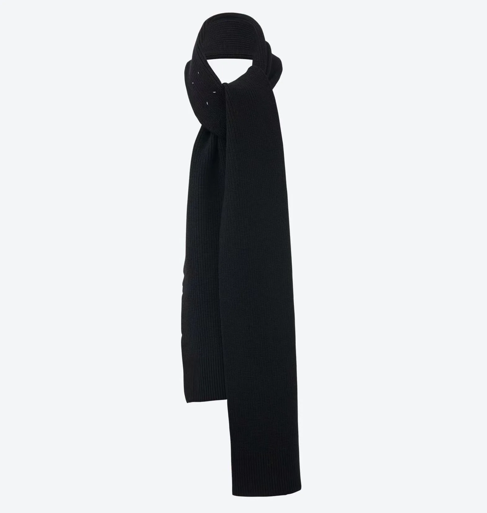 

European and American minimalist autumn and winter men's and women's cold resistant scarf made of wool and warm knit scarf