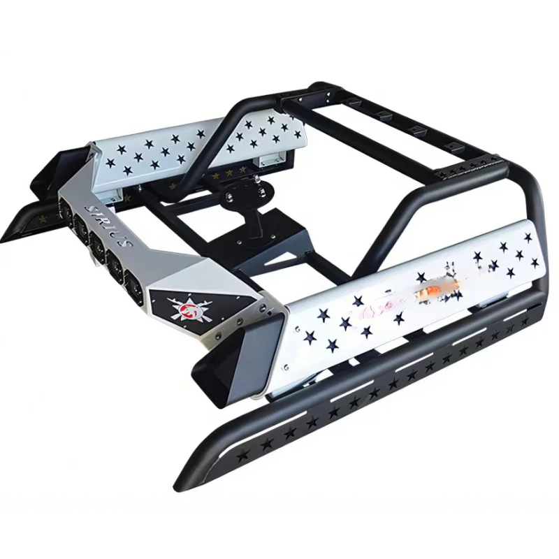High Quality Heavy-Duty Carbon Steel Truck Bed Rack Anti-Roll Bar Protector Exterior Accessory For Pickup Truck