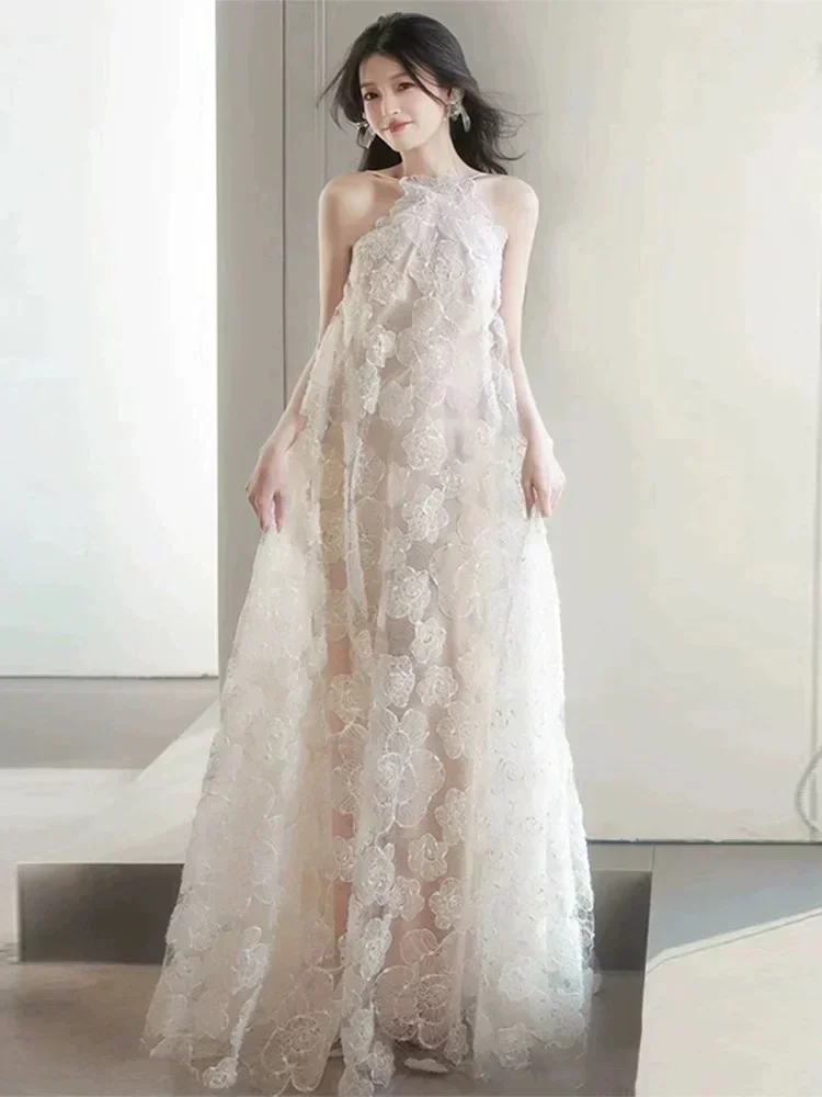 

New No. 16 Bridal Engagement Dress Summer New Fairy High-end Toast Evening Dress