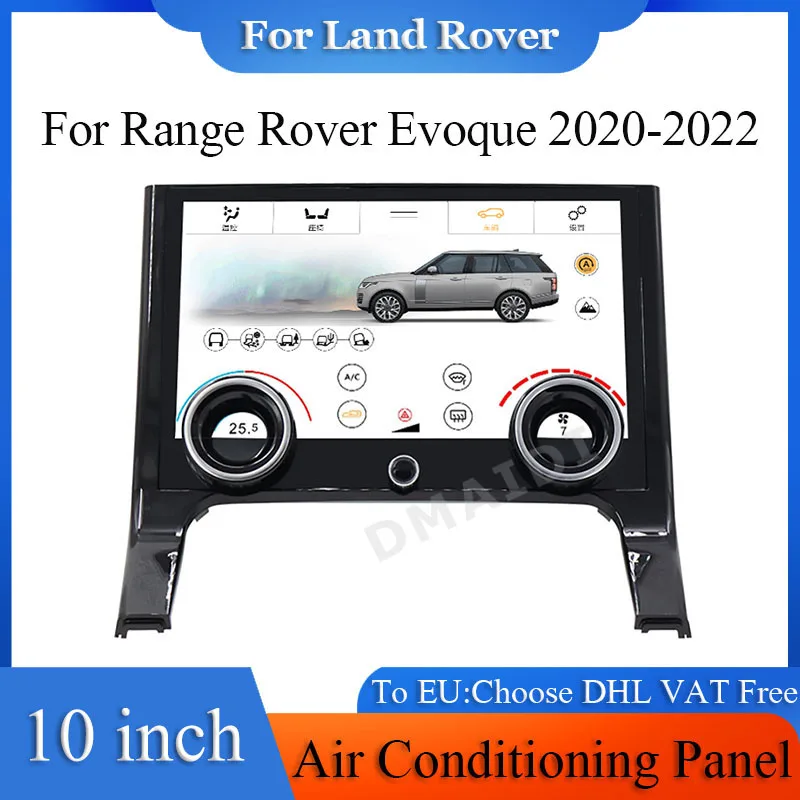 

10 Inch Climate Control LCD Screen For Land Rover Range Rover Evoque 2020 2021 2022 AC Panel Easy Installation Touch Control