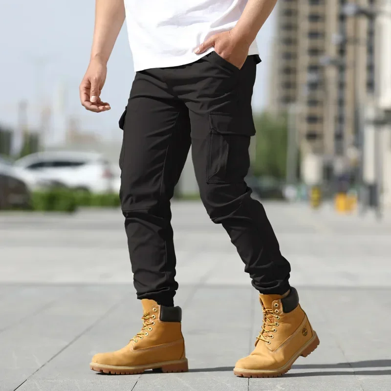

Four Seasons Outdoor Sports Leisure Multi Pocket Straight Pants Comfortable Breathable Work Pants Military Pants Casual Pants