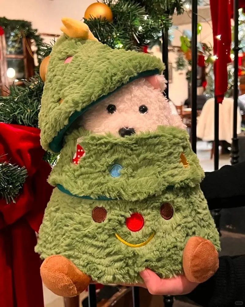 لعبة / دمية من القطيفة على شكل جرو شجرة عيد الميلاد Sionois متوفرة - هدية عيد ميلاد مثالية للفتيات، مثالية لعيد الميلاد #5