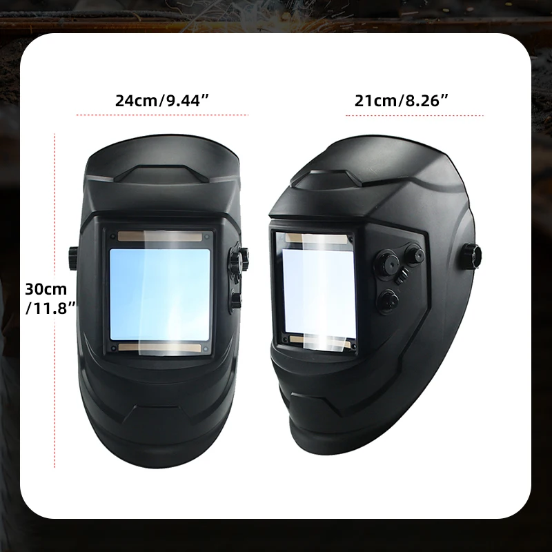 Large Vision Eara 4 Arc sensor DIN5-DIN13 Solar Auto dimming TIG MIG Grinding True color welding mask/welder cap/welding helmet