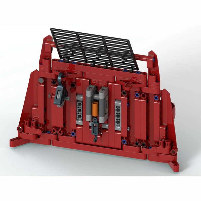 City Car Model MOC Building Bricks Forest Winch Matched For Tractor Modular Technology Gifts Holiday Assemble Children Toys Suit
