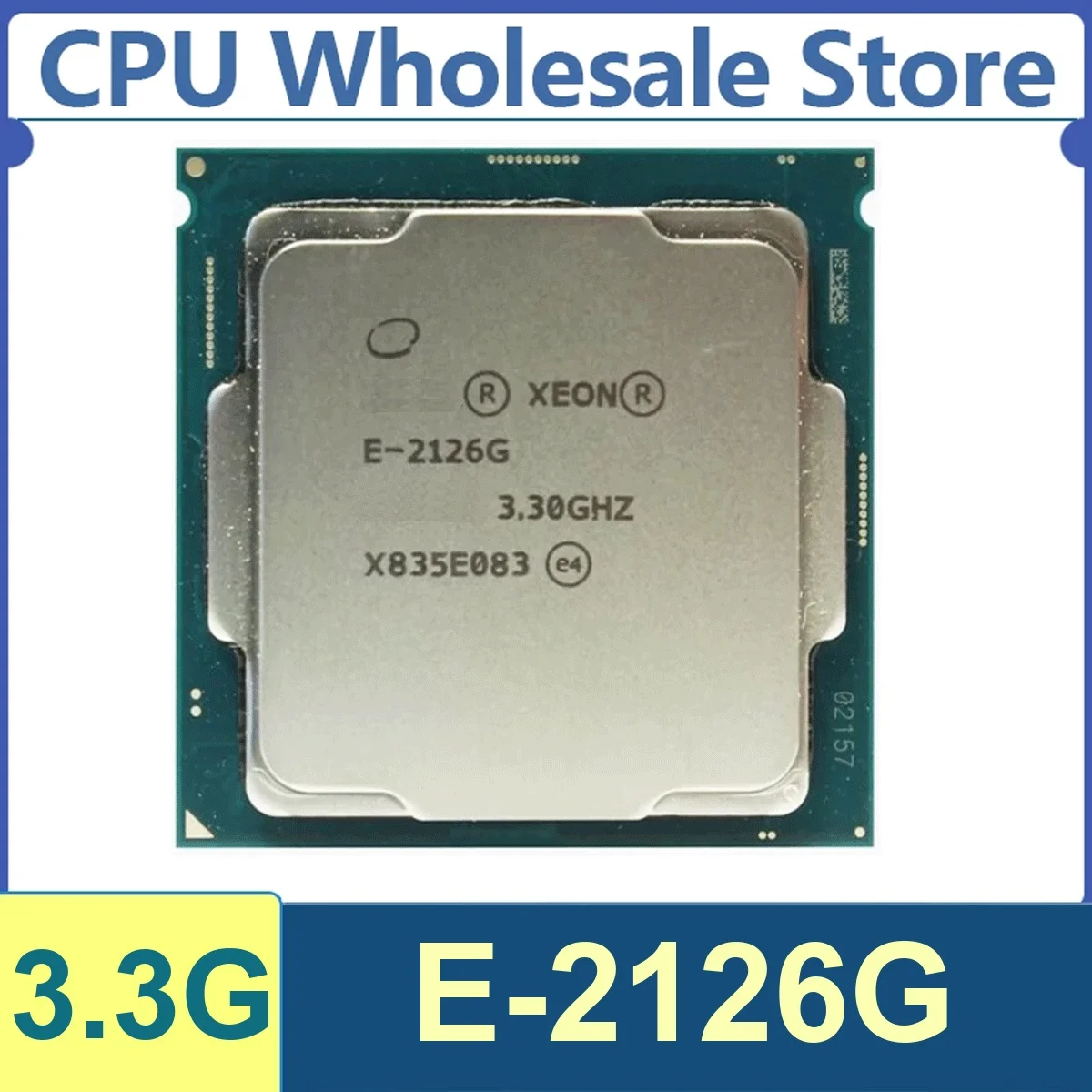 Xeon E-2126G 6 Kerne 6 Threads 3,3GHz 80W 12MB Cache 14nm LGA1151 SR3WU DDR4 2666 MHz Coffee Lake E UHD Graphics P630