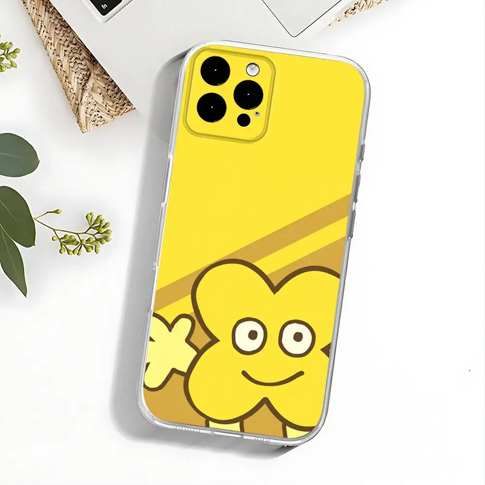Bfdi batalha para sonho ilha caso de telefone para iphone 17,16,15,14,13,12,11 pro, max, plus, x,xs,xr, se4, e mini capa macia transparente