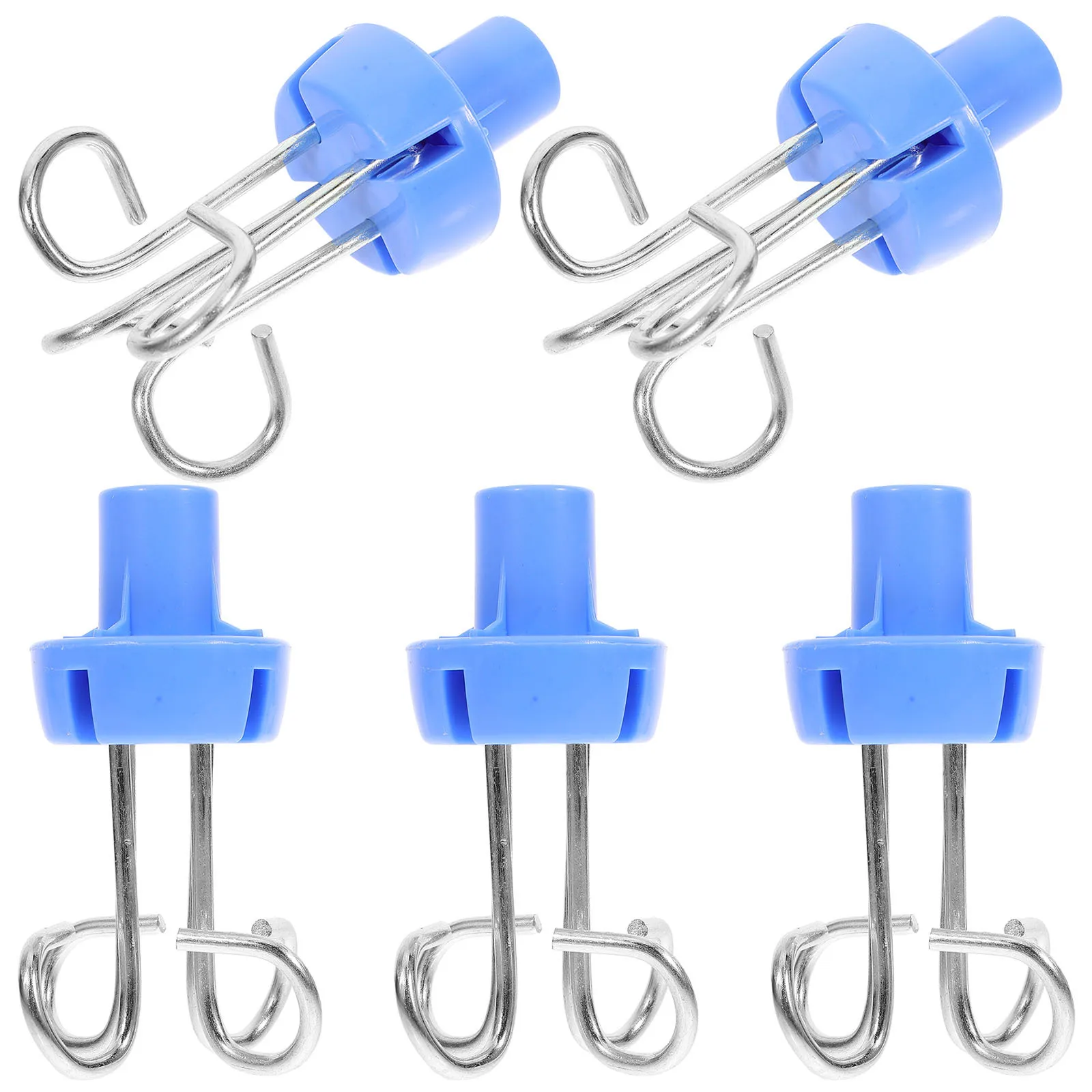 5Pcs Vertical Iv Pole Hooks Dripping Bag Hangers Stable Removable Hanging Rack Accessories Medical Vertical Pole Hook