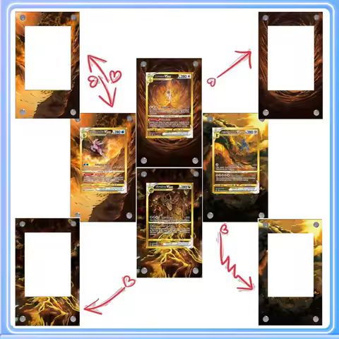 Pokemon Arceus Dialga Palkia Giratina Acrylic Extended Painting Stuck Brick Anime Classics Game Collection Card Display Stand