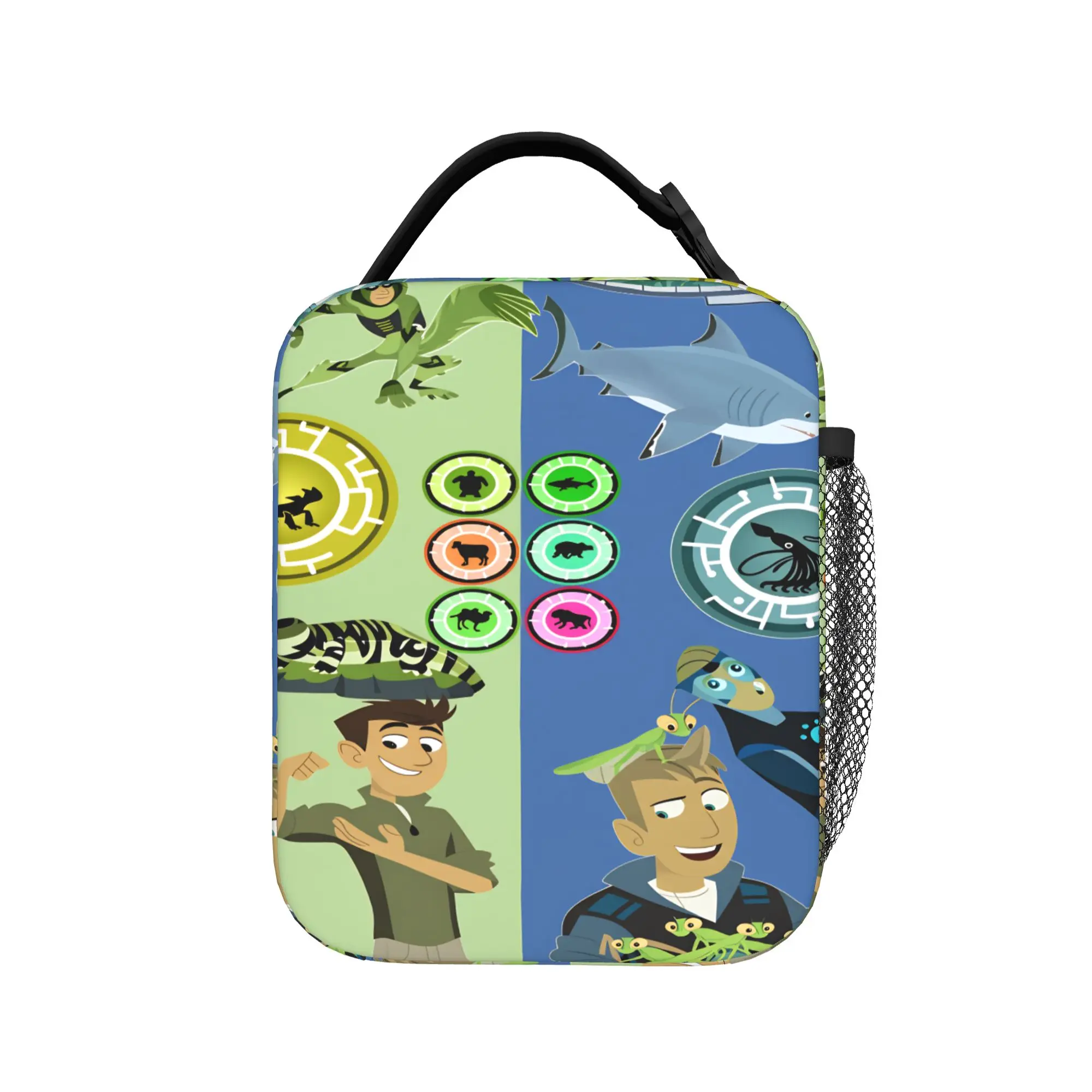 

Wilds Kratts Lunch Bag Vintage Lunch Box For Girls Picnic Portable Insulated Cooler Bag Waterproof Custom Thermal Lunch Bags