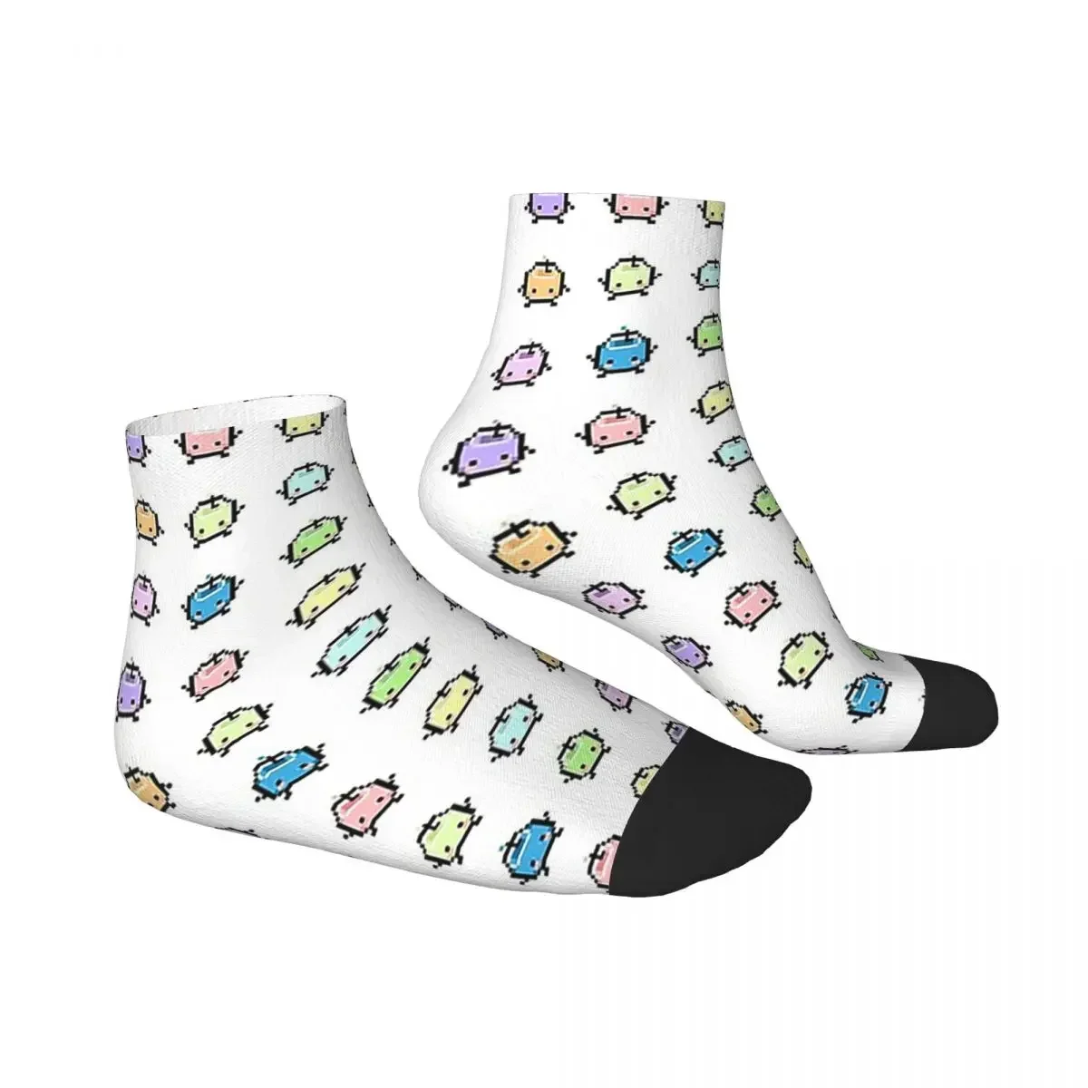 Stardew Valley Pastel Junimos Socks Harajuku جوارب عالية الجودة جميع المواسم الجوارب اكسسوارات للجنسين هدايا عيد الميلاد