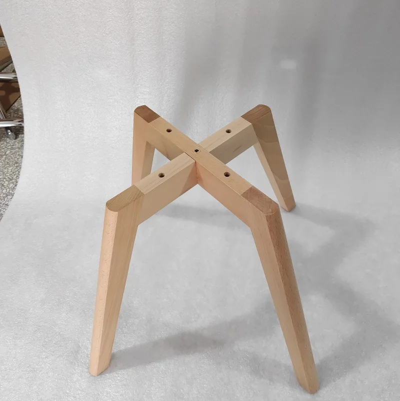 Beech Wood Furniture Legs Replacement Wood Chair Legs Base Round Tapered Table Legs Woodworking Heavy Duty Support Feet