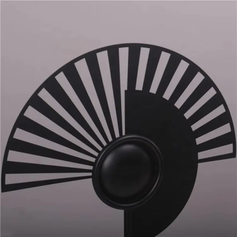 Chinese Factory Contemporary Decor Simple Geometric Shape Fan Decoration Living Room Bedroom Art Home Decor