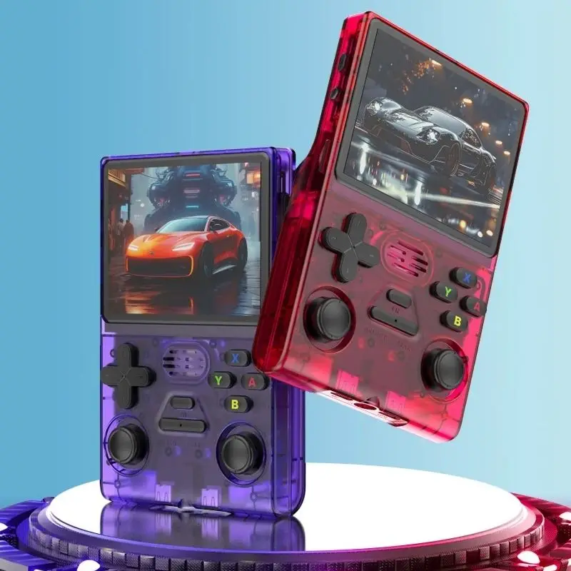 وحدة تحكم ألعاب M37 ريترو لينكس 3.5 بوصة HD مخرج 64 جيجابايت 20000+ ألعاب كلاسيكية جهاز ألعاب محمول تصميم ممتع لهدايا الأطفال #1