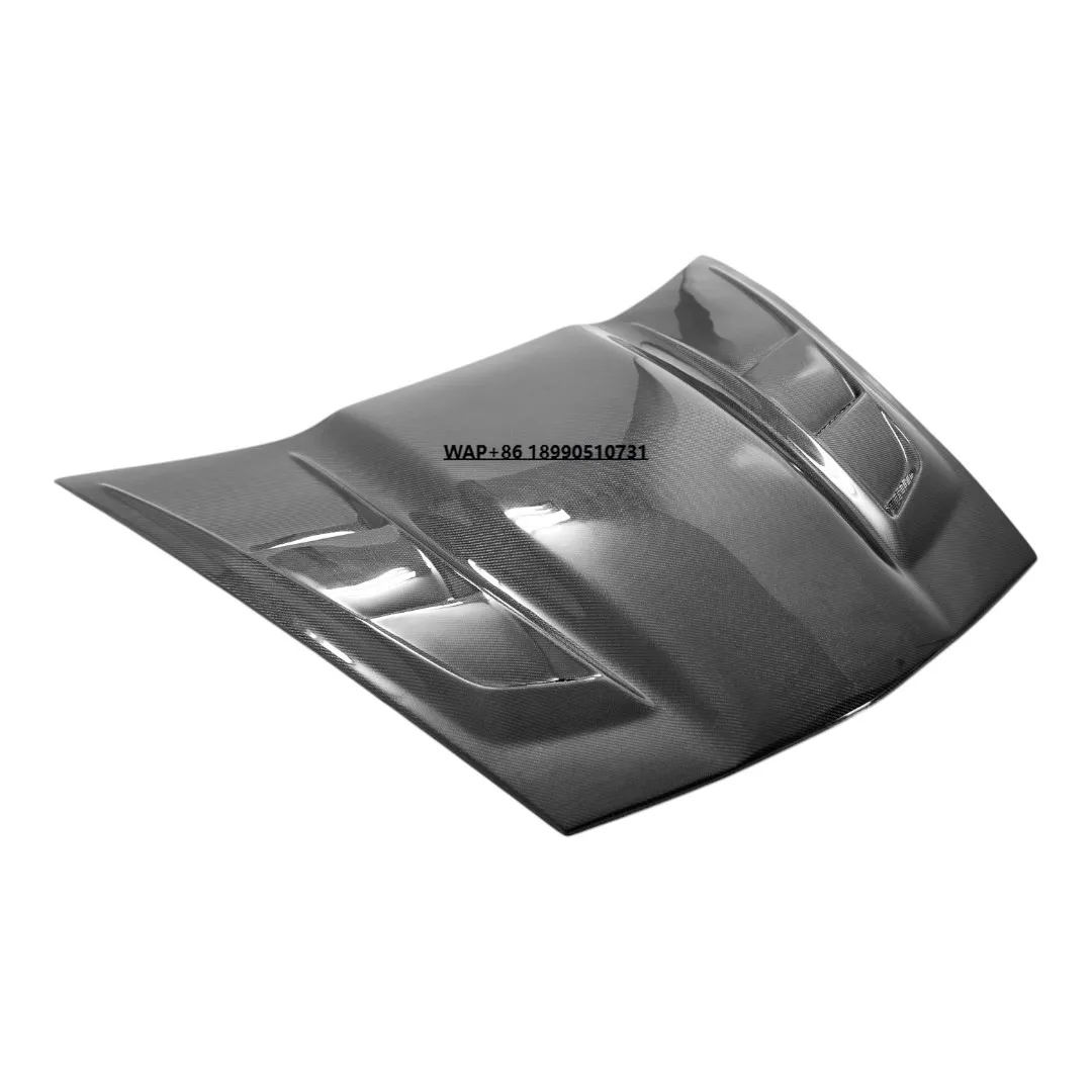 

New C6 Clear Forged Carbon Fiber Bonnet Hood Cover for Corvette Chevrolet C6