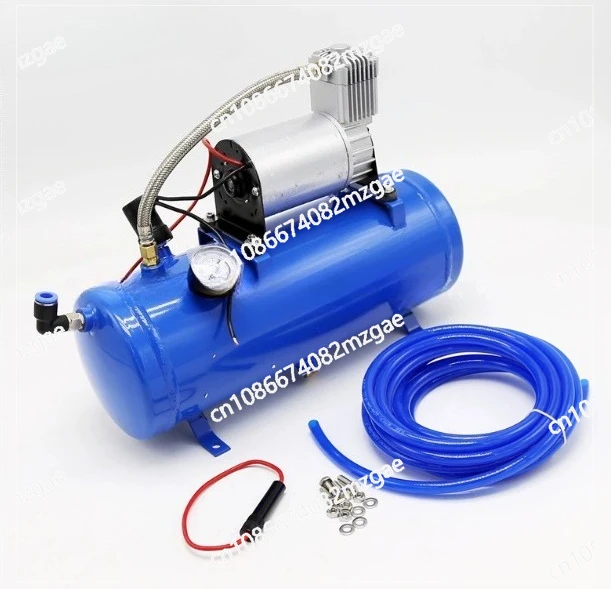 

DC 12V/24V 250W Car Modified Air Pump 6L Tank Capacity 120 PSI Max Working Pressure Car Tire Inflation Tool Air Compressor