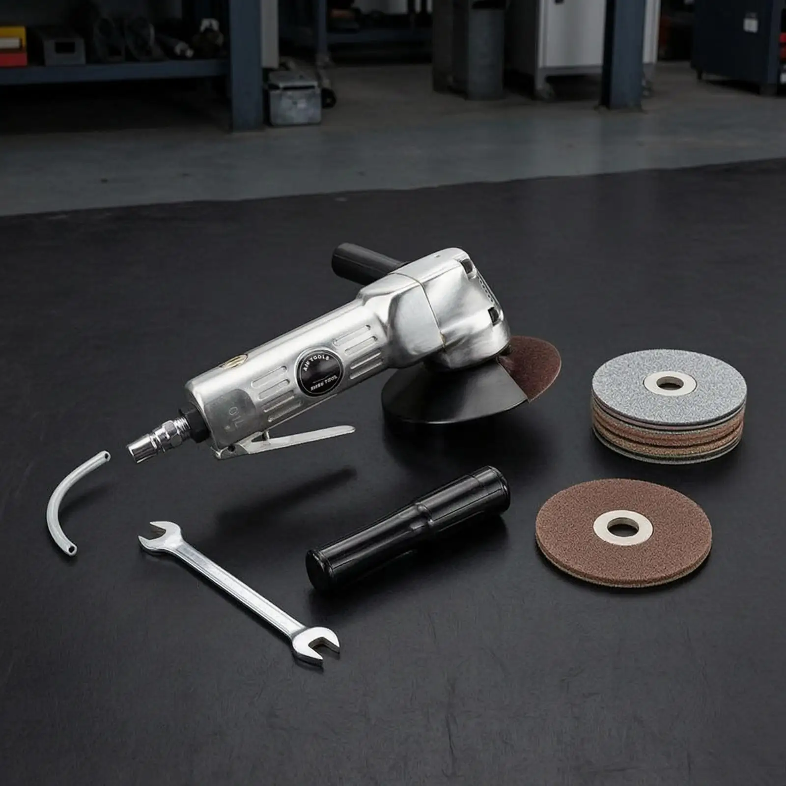 Pneumatic Grinder Heavy Duty Stainless Housing 4 Inch Air Sander Versatile Polisher for Sanding and Grind