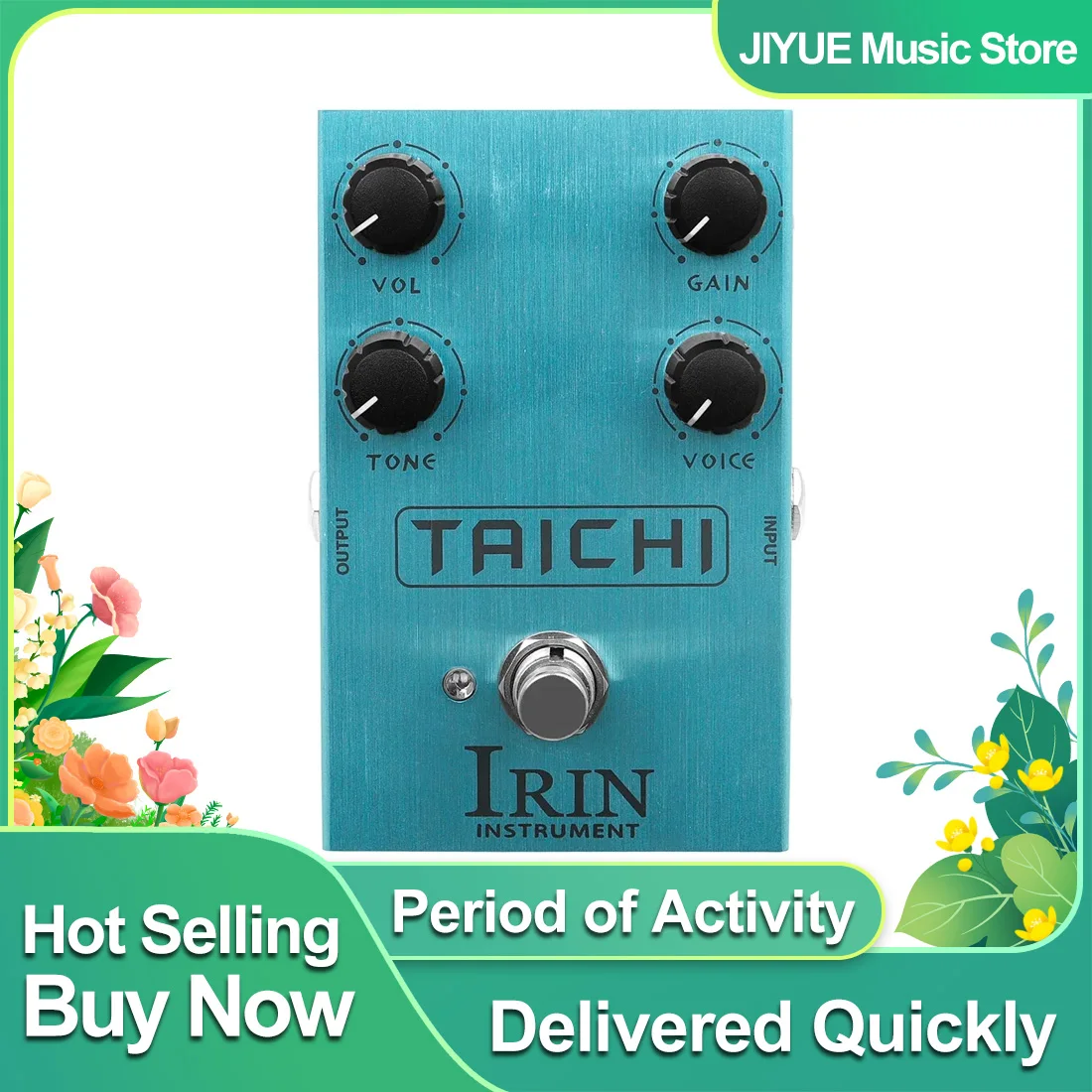 

IRIN AN-38 Talchi Electric Guitar Effect Pedal Low Gain Overdrive Dumble Amplifier Effects True Bypass Pedal Guitar Accessories