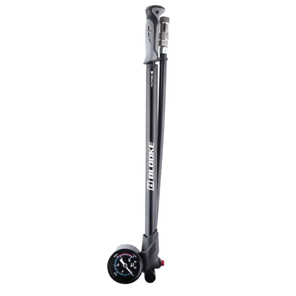 Inflating Bike Components Bicycle Pump Comfortable Resin Handle Bicycle Color: Black Aluminum Alloy Compact Size