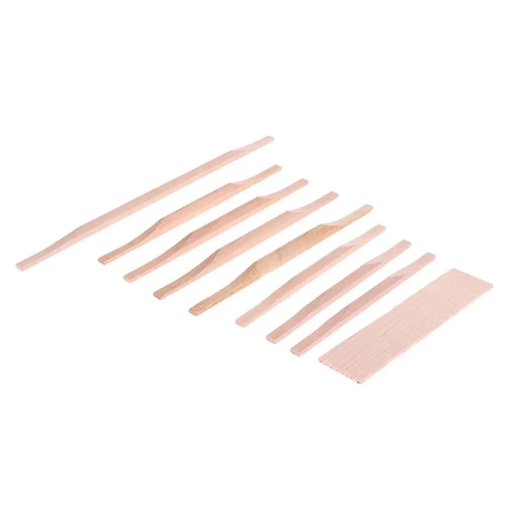 23 Inch Ukulele Spruce Brace Wood Kit Smooth Support Rods for DIY 4 String Guitar Building Tools