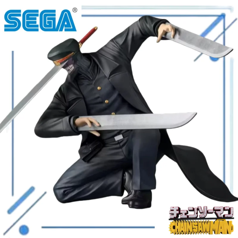 

In Stock Original Sega Chainsaw Man Kantana Man Figure Animation Peripherals Model Birthday Statue Model Doll Brand New Boxed