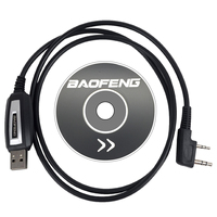 Quansheng UVK5 UVK6 UV5RPlus Original Baofeng USB Programming Cable With Driver CD For UV-5R BF-888S UV-82 Walkie Talkie