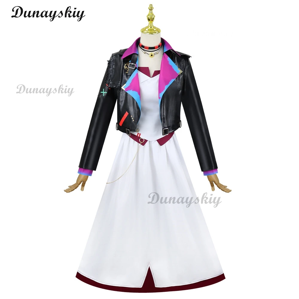 أنيمي Jinx غامضة لعبة LOL تأثيري مسحوق فستان لوليتا شعر مستعار أزرق ثلاثية الأبعاد الدعائم Pow-pow هالوين عيد الميلاد الفتيات امرأة البدلة مخصصة