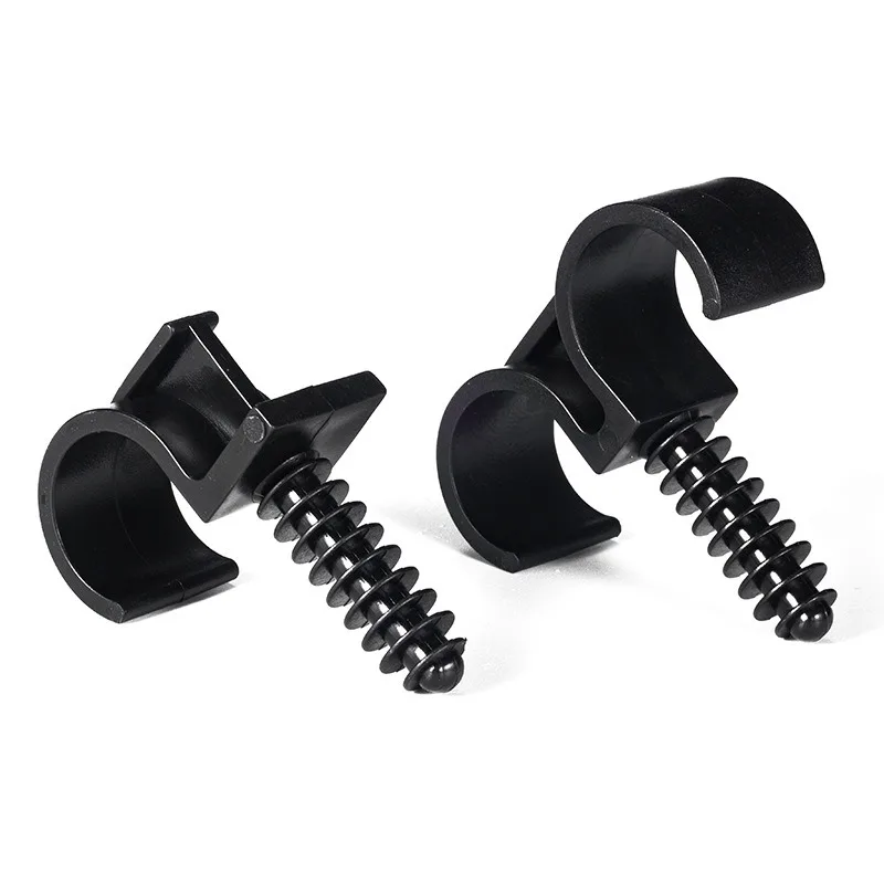 

20 шт., 16/20 мм, одинарная и двойная трубка, овечий рог, U-образная пряжка, винт, украшение для стены, фиксация, бассейн, рост растений, семья