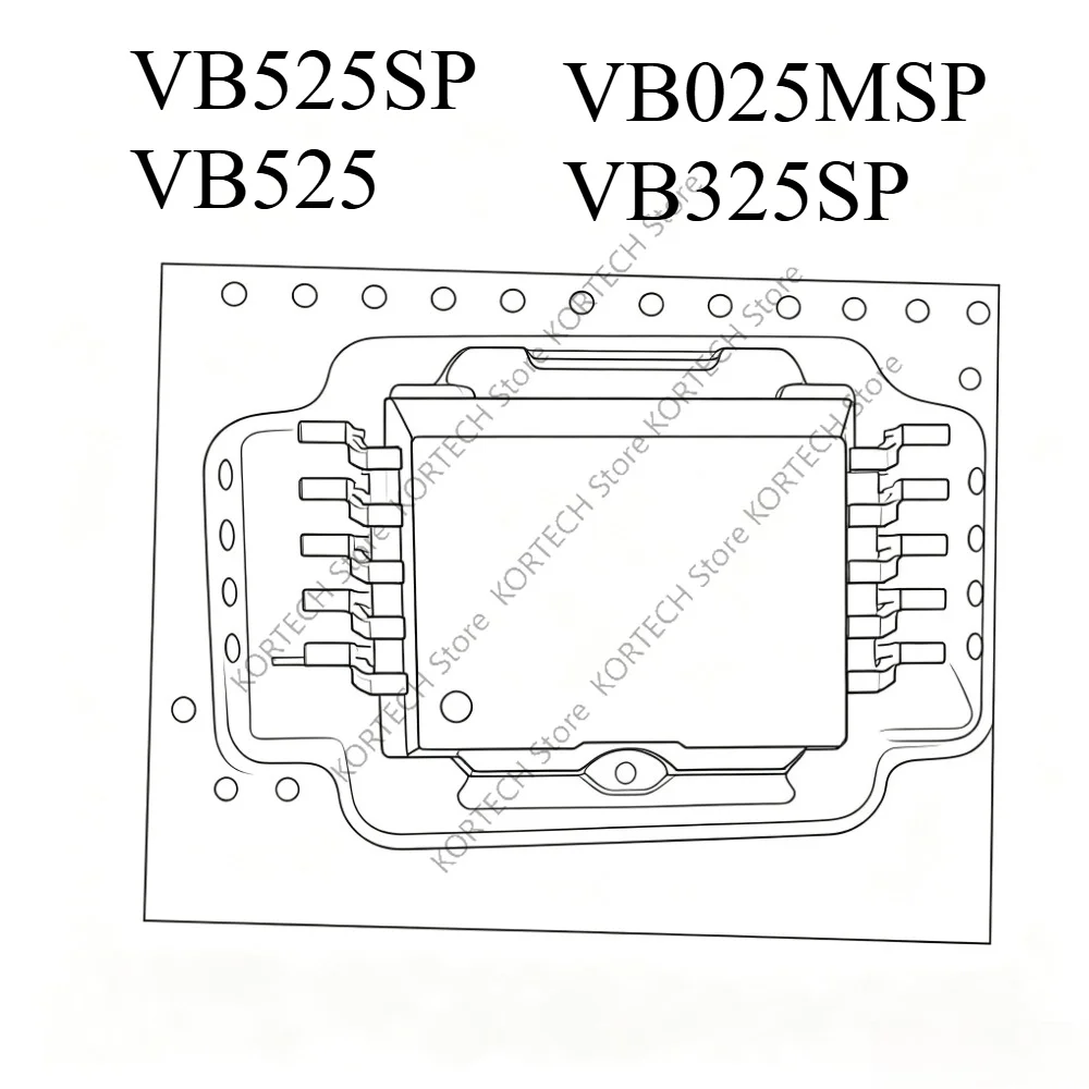 10PCS/LOT Original VB525SP VB525 VB025MSP VB325SP HSOP10 Car IC For Marelli  Chip