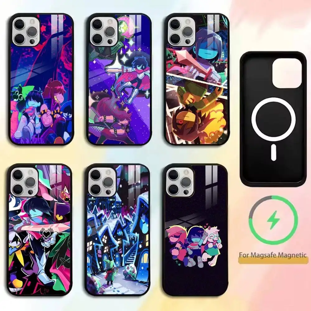 

Kris Dreemurr-Susie-Ralsei-Lancer-Noelle Phone Case For iPhone17,16,15,14,13,12,11 Plus,Pro Supports Magnetic Wireless Charging