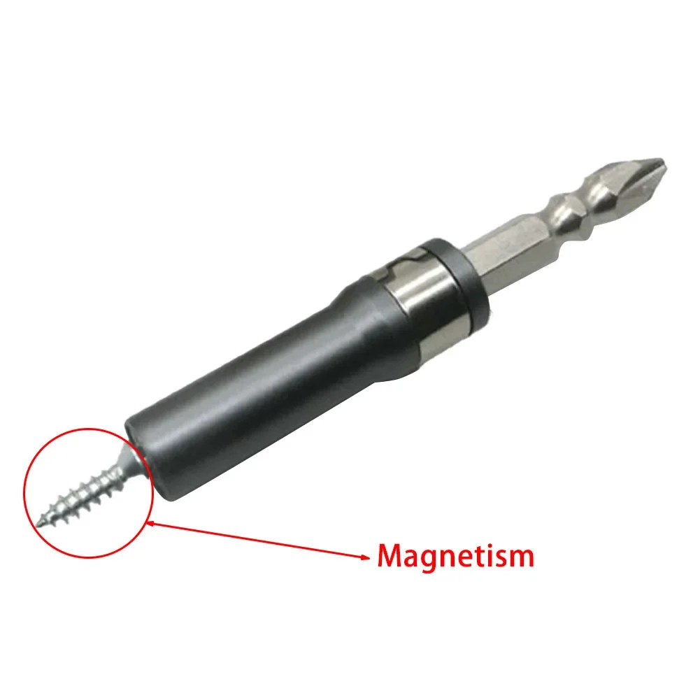 2 In1 Screwdriver And Extension Rod Magnetic Cross Screwdriver Holder Quick Installation Screw Sleeve Connecting Rod