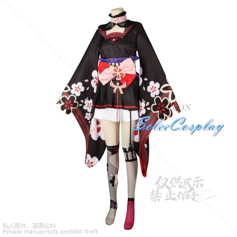 Anime Game Blue Archive Kosaka Wakamo Cosplay Costume Jk Kimono Party Uniform Wig Heatwear Mask Fox Hallowen Carnival Party Cos