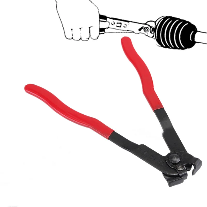 Alicates de abrazadera de arranque de junta CV duradera, Kit de herramientas manuales de bandas para coche, Kits de reparación de automóviles para tubo de escape, filtro de combustible, herramienta de instalación manual