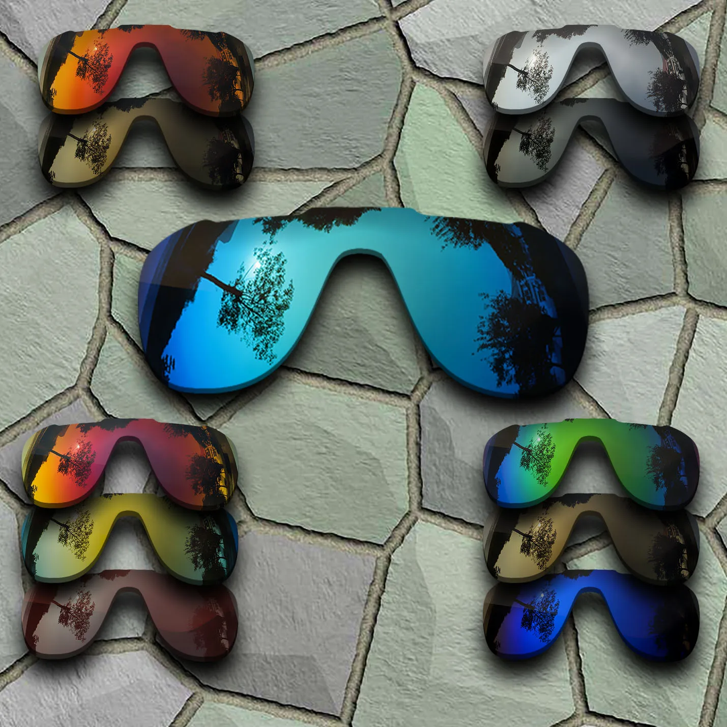 Sunglasses Polarized Replacement Lenses for Oakley Outpace - Varieties