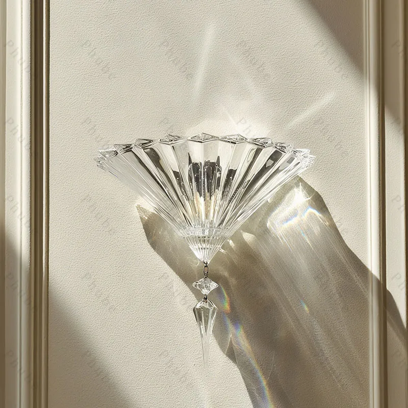 

Modern Wall Lamp Crystal Mirror Front Light Bathroom makeup Wall Lights Modern bedroom living room wall sconces lighting