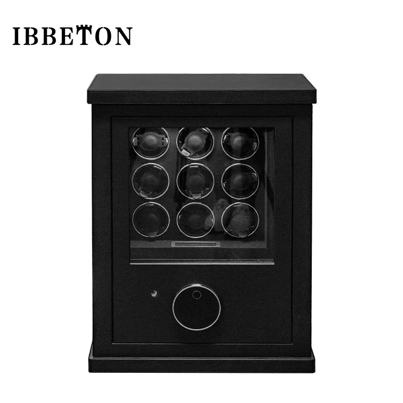 New models Automatic Watch Winder Safe Box with 6 9 12 Slot Watches Box Drawer Collection with TPD 5 Mode Control