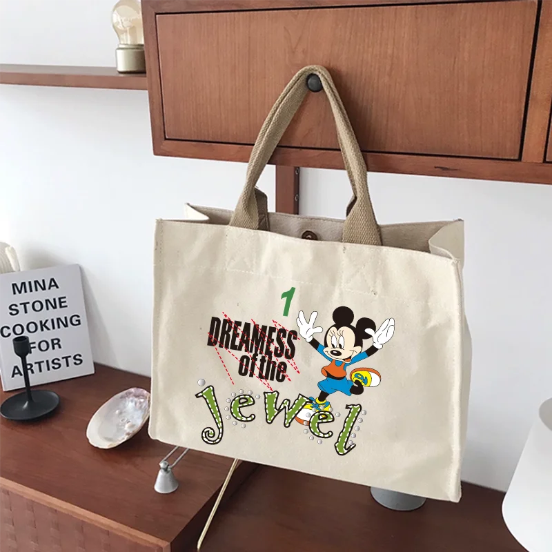 Kartun Mickey Mouse Minnie tempelan panas untuk pakaian DIY stiker transfer cetak untuk pakaian pola vinil dapat dicuci