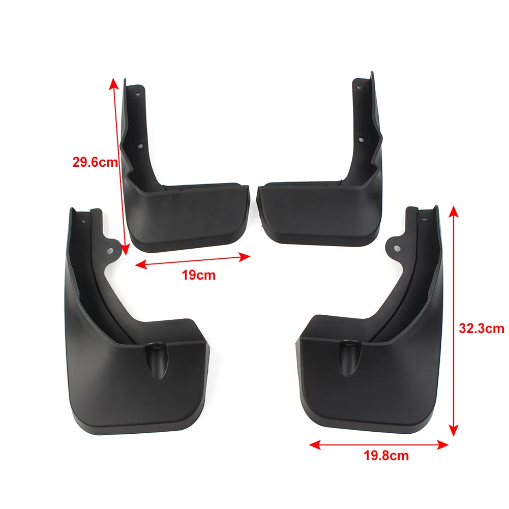 4Pcs/Set Car Front Rear Mud Flaps Splash Guard Fenders For Lexus RX350 RX450H 2020 2021 2022