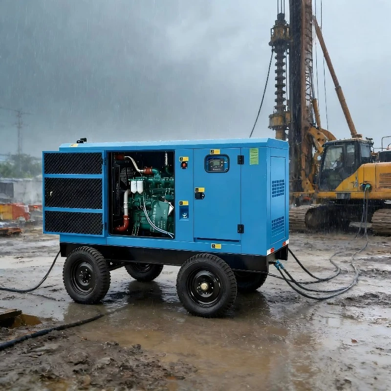 Customized Emergency Rescue 100kW Mobile Trailer Diesel Generator For Disaster Relief