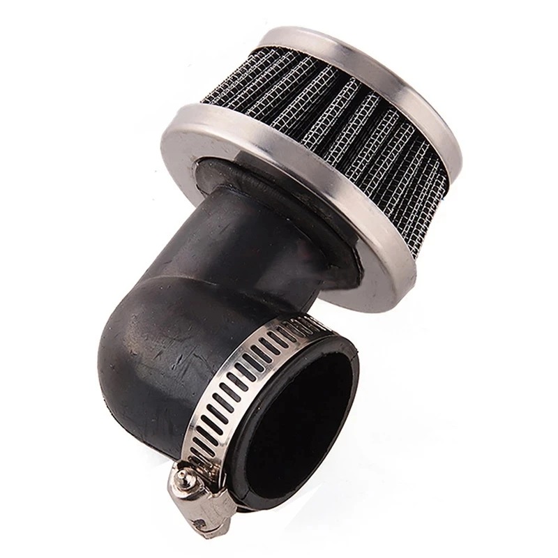 Motorcycle Air Filters 28mm 32mm 35mm 38mm 42mm Universal ATV Scooter Pit Dirt Bike Stright Curved Right Mini Air Filter Cleaner