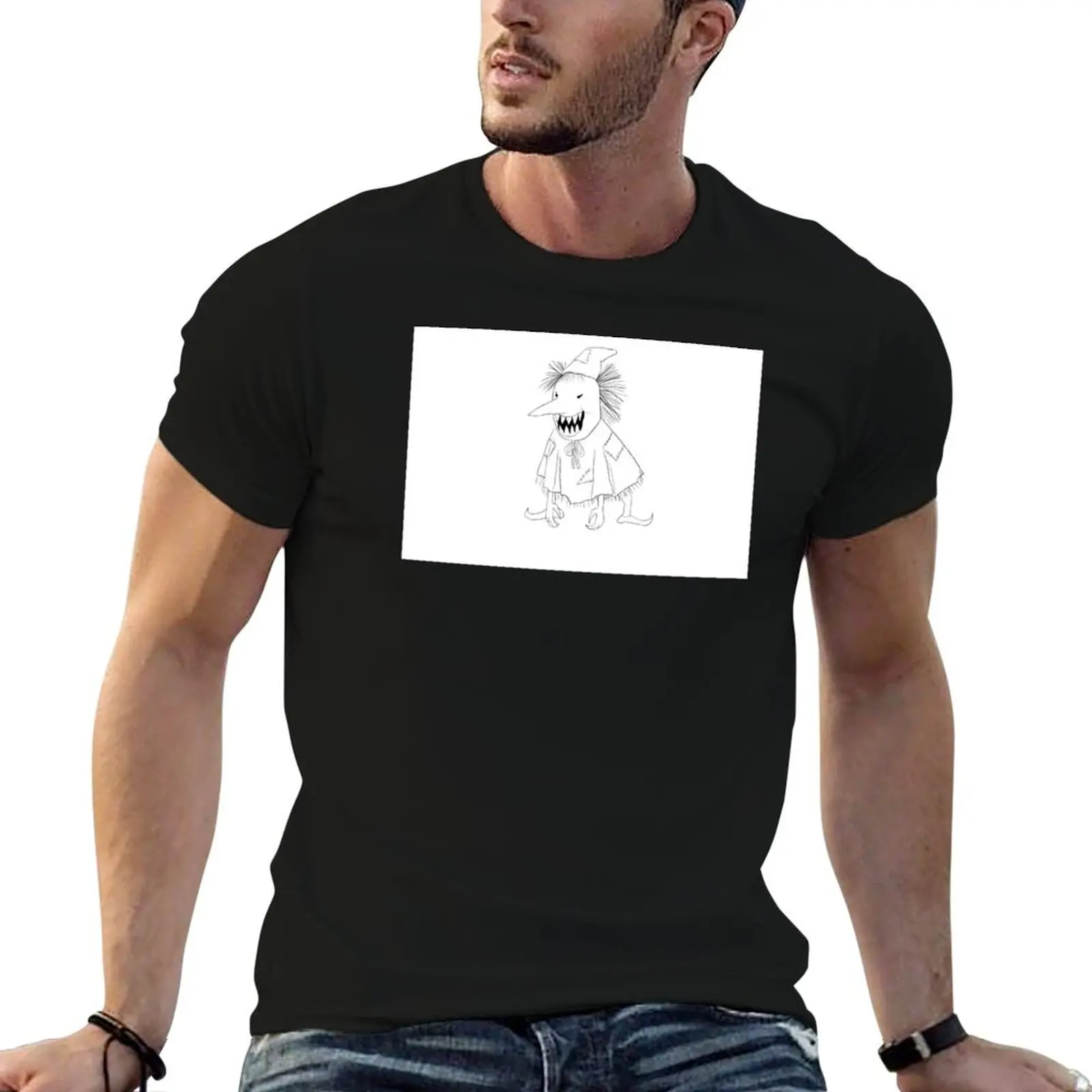 Nameless Monster T-Shirt Fashion Letter Print T-Shirt